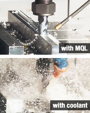Minimalaus kiekio tepimo metalo aušinimo alyva MQL